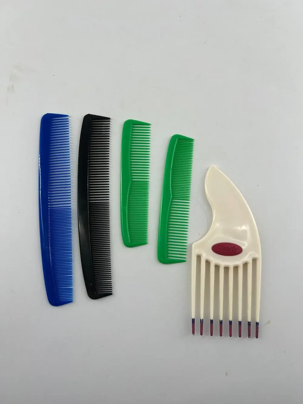 Goody Hair Pick Vintage Combs Lift Comb Non Slip Handle Salon Collectible 90s